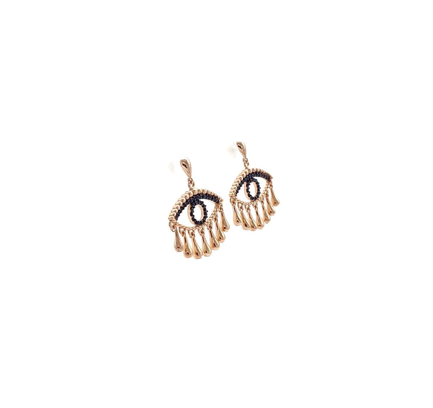 Contemporary Evil Eye Earrings