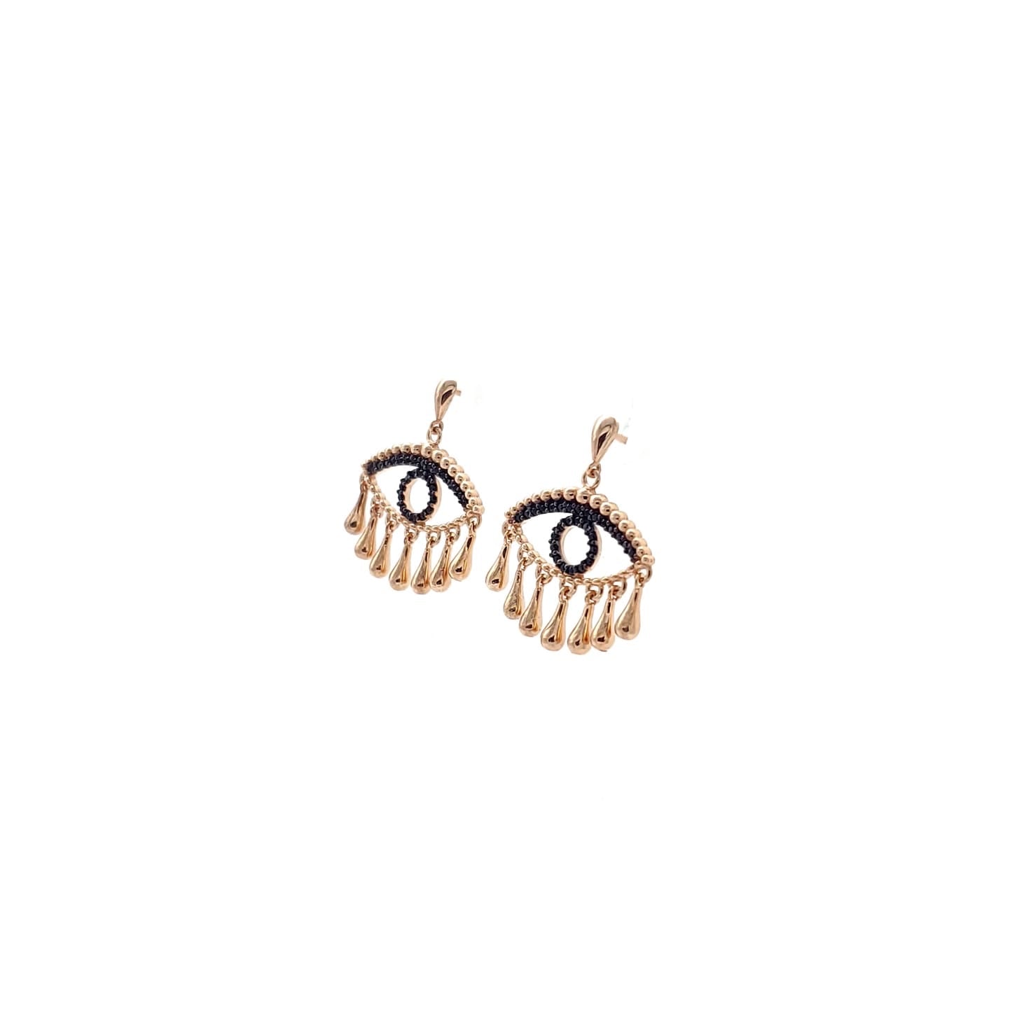 Contemporary Evil Eye Earrings