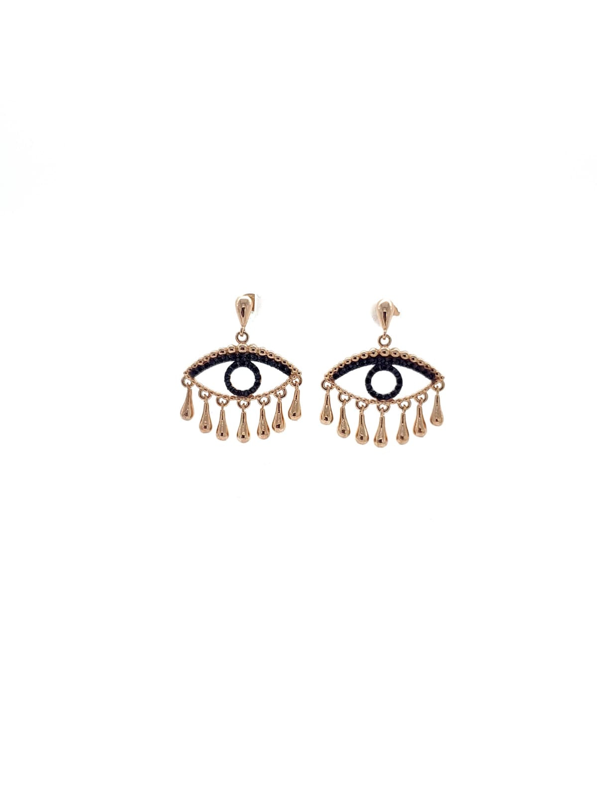 Contemporary Evil Eye Earrings