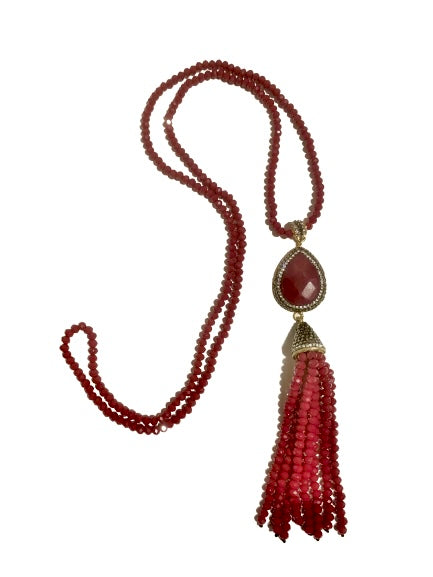 Strand Of Ruby Beads Necklace | Eli Halili